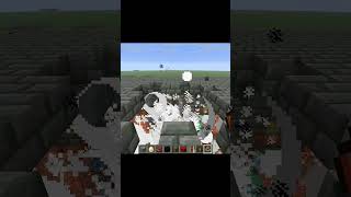 TNTトロッコをトライアルチャンバーの天井から落とし込んだだけの動画 #shorts #tnt #マイクラ