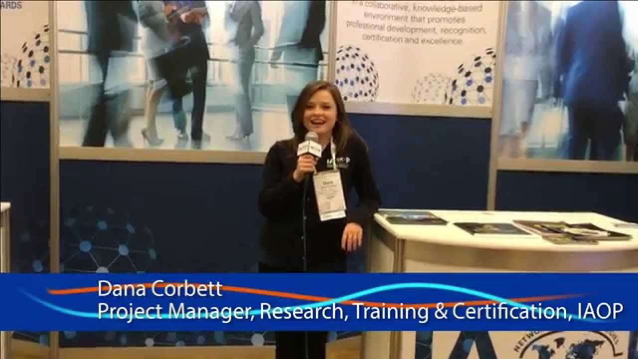Dana Corbett discusses IAOP's Training & Certification program.