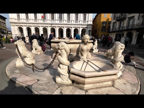 A spasso per Città Alta di Bergamo (4K)