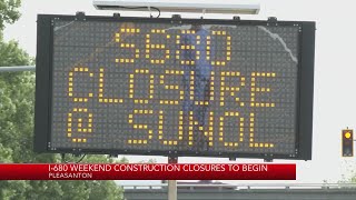 I-680 weekend construction closures to begin