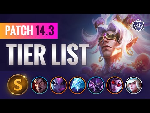 UPDATED Patch 14.3 Tier List for Season 2024 League of Legends