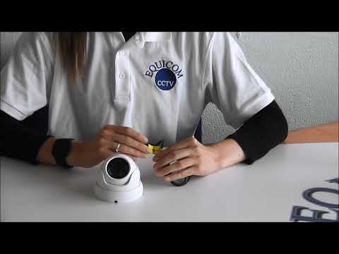 White Mini Dome CCTV Camera - 3Mp