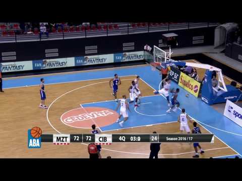 Ante Žižić does not allow game-winners... (MZT Skopje Aerodrom - Cibona, 9.10.2016)