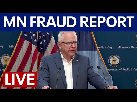 LIVE | MN fraud report: Gov. Walz responds to report of fraud issues
