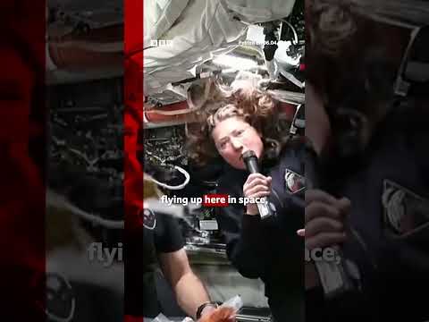 What's on the menu for the Artemis II crew up in space? #Nasa #Artemis #BBCNews