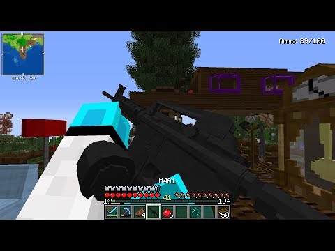 Sezon 9 Minecraft Modlu Survival Multi Bölüm 14 - Silah Yaptık