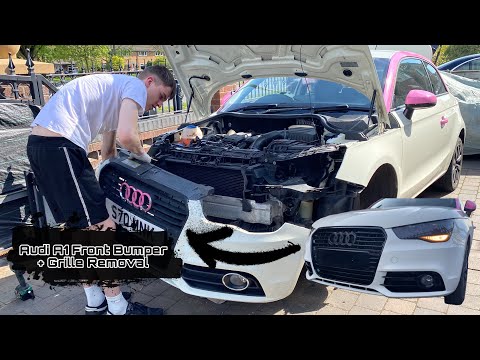 Ausbau der Frontstoßstange und des Kühlergrills | Audi A1 (8X)