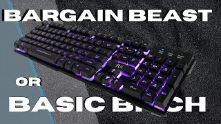 Video thumbnail for Rii RK100 3 Colors LED Backlit Mechanical Feeling Keyboard- Review & Overview by BlueprintPC