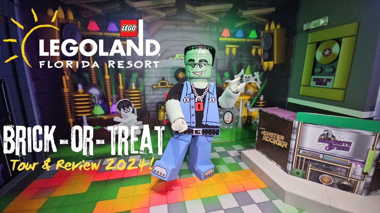 Legoland Florida Brick Or Treat Tour & Review 2024!