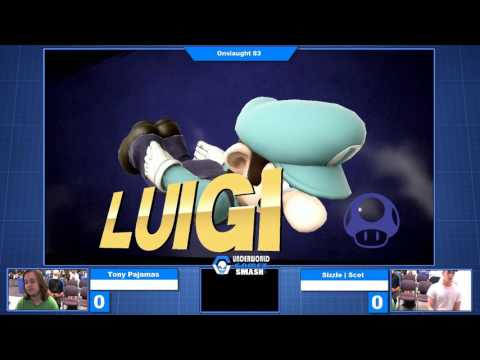 Onslaught 83 - Winner's Quarters: Tony Pajamas (Ness) vs Sizzle I Scot (Luigi)
