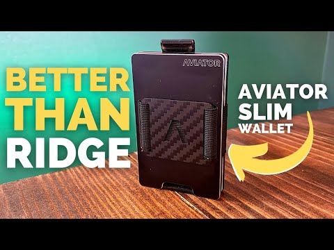Aviator Slim Wallet Unboxing & Review (Better than Ridge!)