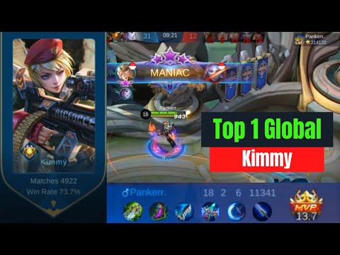AUTO AIM ? KIMMY HYPER BUILD PHYSICAL | TOP 1 GLOBAL KIMMY | KIMMY GAMEPLAY ~ BY PANKKER