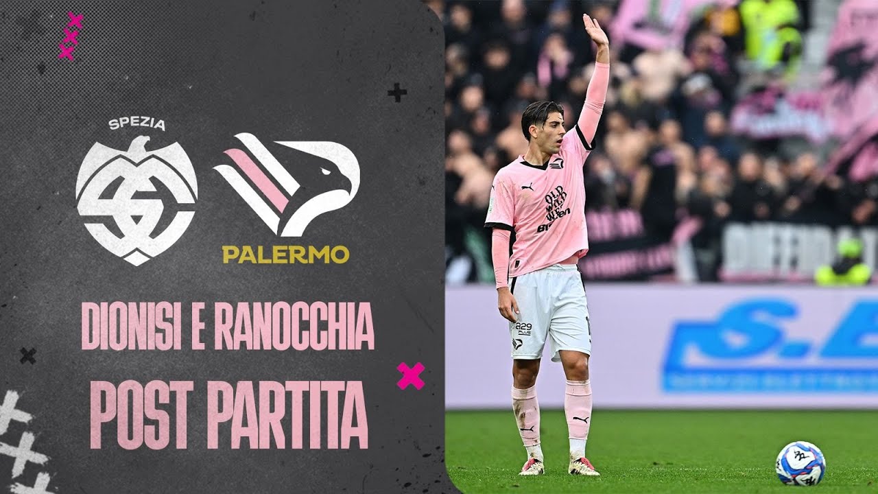 VIDEO Spezia-Palermo 2-2: Dionisi e Ranocchia nel post partita del "Picco"