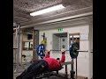 100-180kg bench press with close grip,legs up