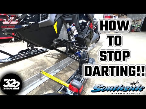 DARTING! DOES YOUR SNOWMOBILE DART GOING DOWN THE TRAIL? HERE IS HOW TO FIX IT AND WHAT TO LOOK FOR!