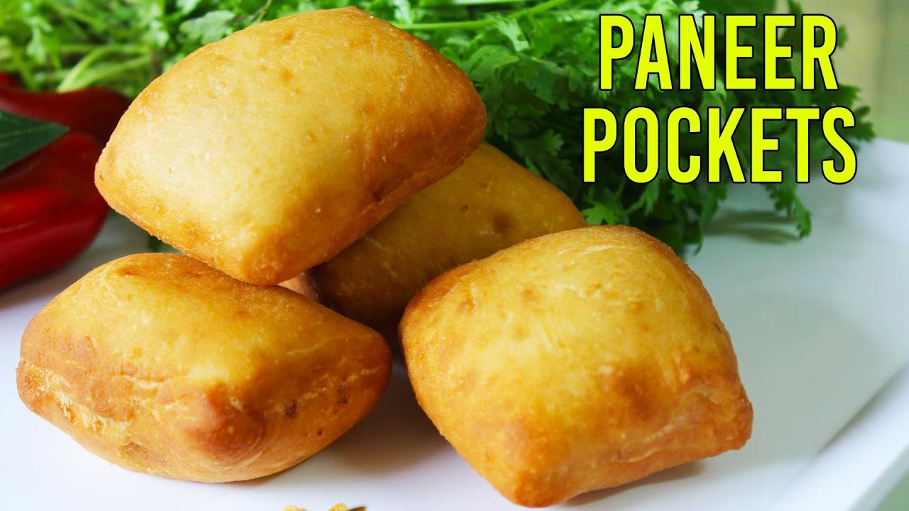 Paneer Pockets Recipe | Paneer Puff | Paneer Appetizer Recipes | Kanak's Kitchen