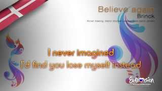 Brinck - &quot;Believe Again&quot; (Denmark) - [Karaoke version]