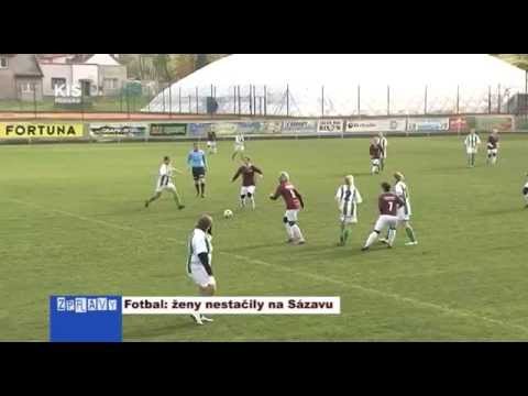 Fotbal: ženy nestačily na Sázavu