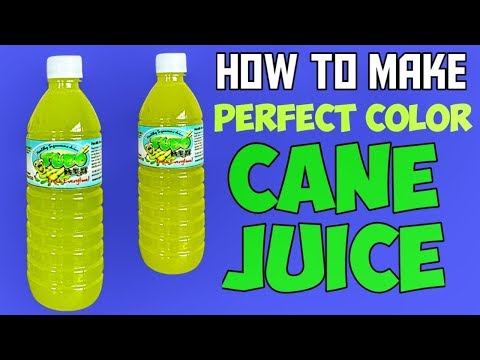 How to make perfect color cane juice naturally the easy way