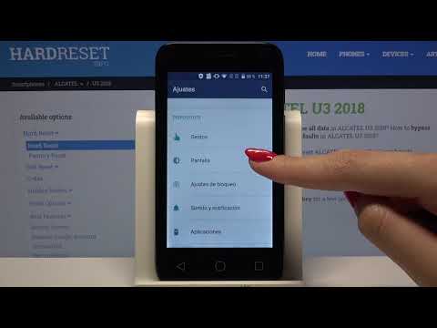 Cómo hacer letras más grandes en ALCATEL U3 - tamaño de la letra