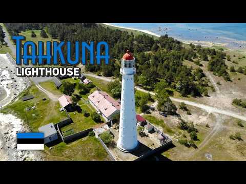 Маяк Tahkuna, Эстония 🇪🇪 | Один из самых уединённых маяков Балтики с высоты