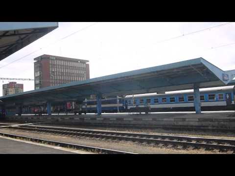 ČD 363.129 - Příjezd vlaku R 610 Karlex - Cheb, 20.7.2013