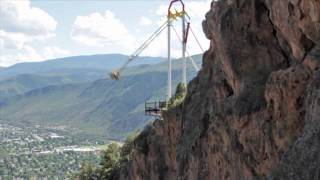 preview picture of video 'Giant Canyon Swing at Glenwood Caverns'