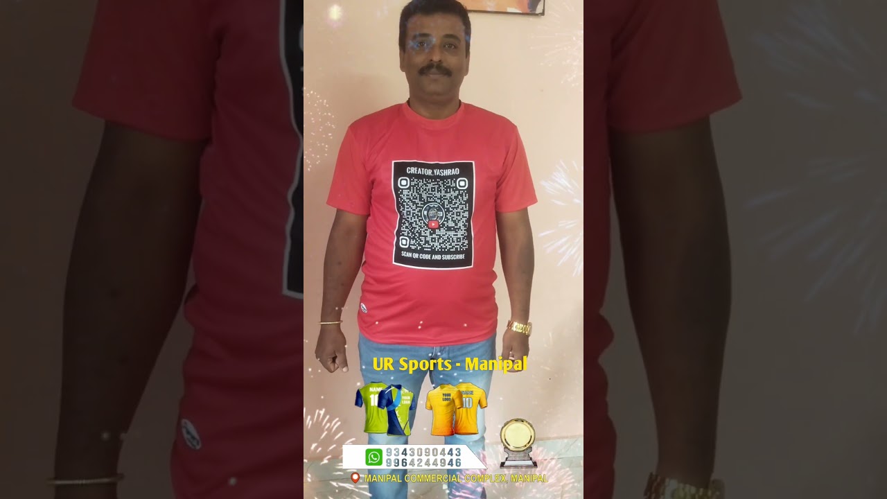 QR Code T - Shirt - Creator.yashrao 👌🏻   #customisedtshirts #statusvideo #shortsstatus #shortvideo