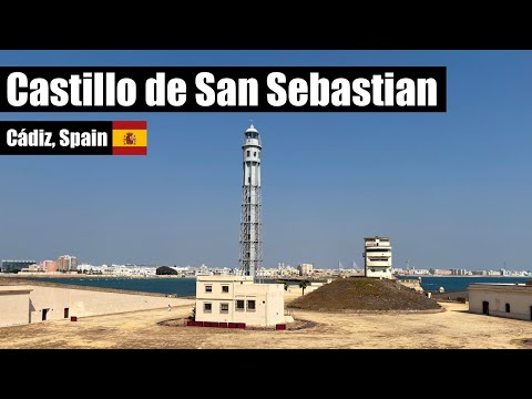 Discover CASTILLO DE SAN SEBASTIAN : A Tour of Cádiz Historic Islet Fortress | Spain 🇪🇸