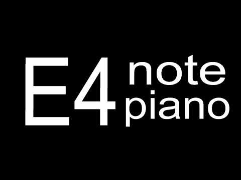 E4 Piano Note