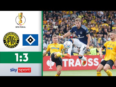 SpVgg Bayreuth - Hamburger SV | Highlights - 1. Runde | DFB-Pokal 2022/23