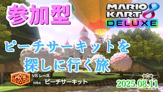【参加型】ピチサを探す旅2025.08.11【マリオカート8DX】