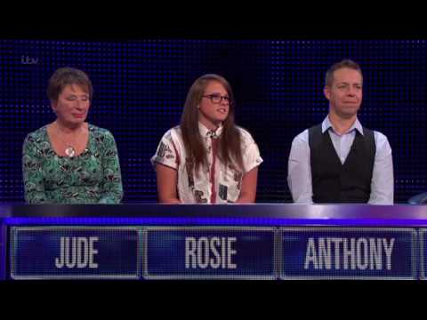Jude, Rosie And Anthony Say Stick With The £2,000 - The Chase