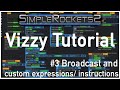 Juno: New Origins - Vizzy Tutorial #3 - Broadcast and custom expressions / instructions