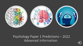 Psychology AQA Paper 1 predictions 2022