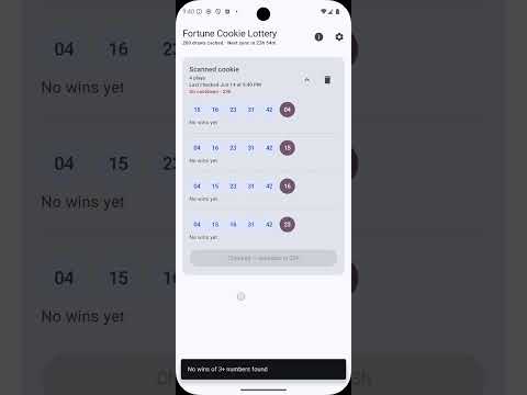 Fortune Cookie Lottery video thumbnail