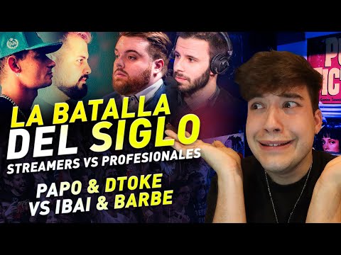 VUELVE LA BATALLA ENTRE TITANES - IBAI Y BARBE VS PAPO Y DTOKE (REACCIÓN)