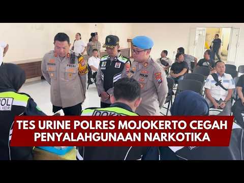 PRESISI UPDATE: TES URINE POLRES MOJOKERTO CEGAH PENYALAHGUNAAN NARKOTIKA 06/03/26 (14.00)