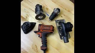 Universal screwdriver with BLACK DECKER nozzles \ Шуруповерт с насадками BLACK DECKER