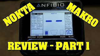 Metal Detecting: Anfibio Multi Review - Part 1 - Options and Features