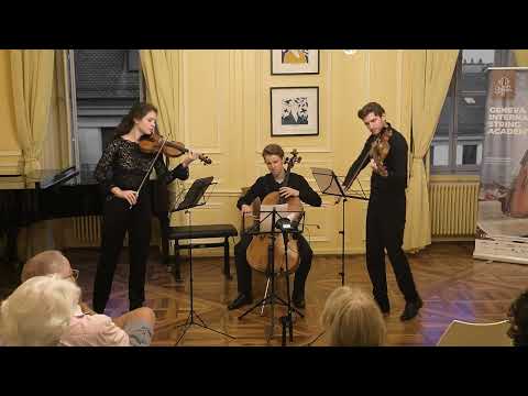 Microtonal blues trio at the Geneva International String Academy (Garth Knox)