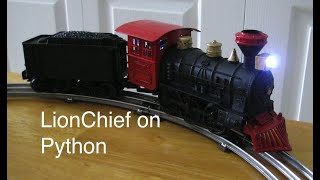 LionChief locomotive running on Python