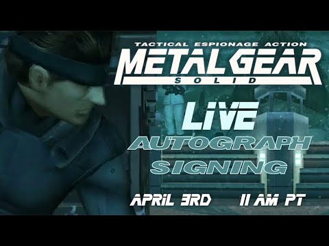 Metal Gear Solid Cast Signing