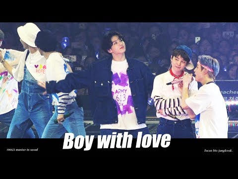 190623 Seoul Muster JUNGKOOK - 작은 것들을 위한 시(Boy with love) / 방탄소년단 정국 직캠 JUNGKOOK focus fancam [4K]