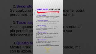 Segreti oscuri delle ragazze 🫣