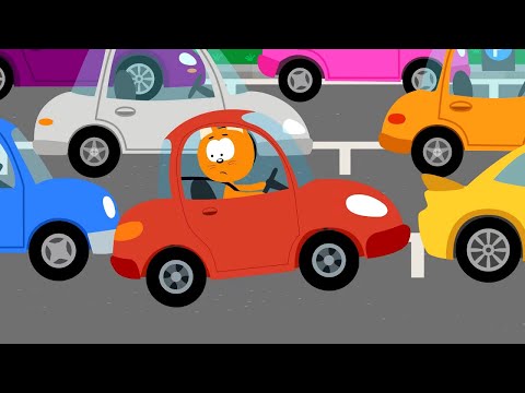 Kitty and the Magic Garage  -  Parking   - cars cartoons