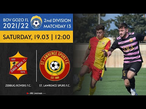Zebbug Rovers – St. Lawrence Spurs | BOV GFL 2nd Division | Matchday 13 | 12:00, March 19, 2022