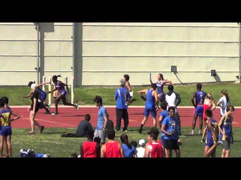 VarG 4x100m at Fountain Valley - 4-20-16 - Los Alamitos Girls