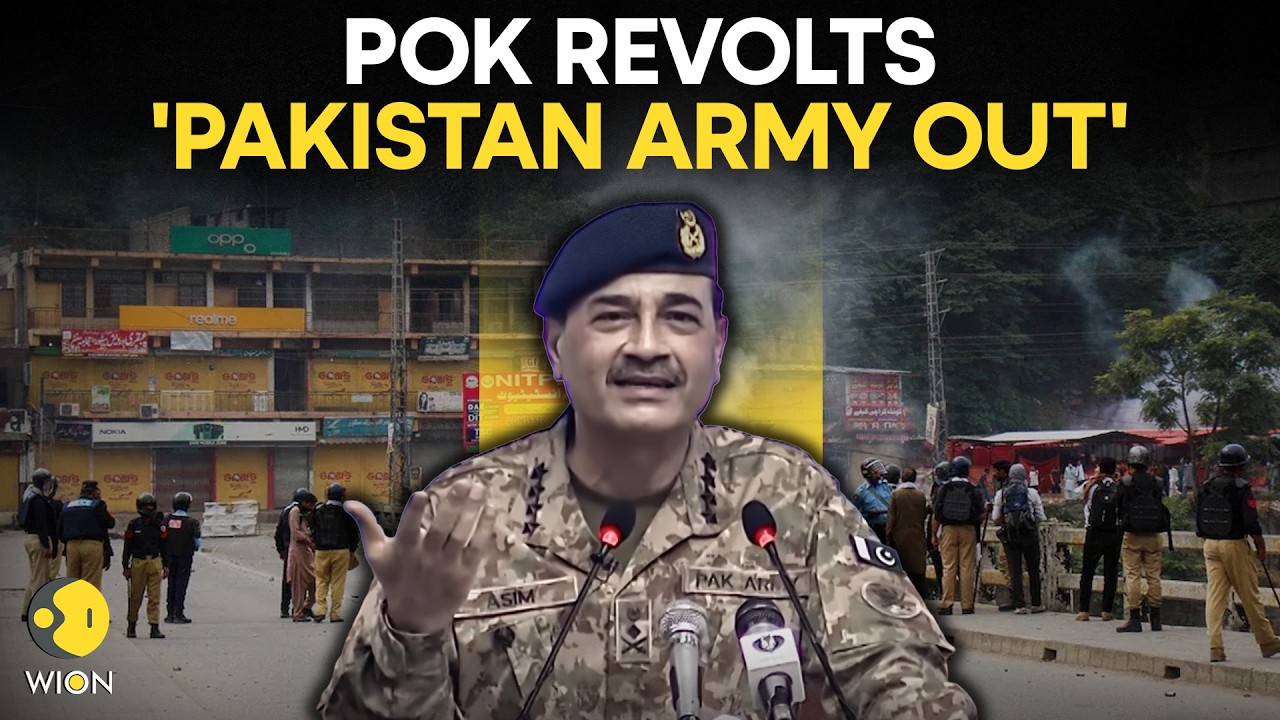Pok Protest EXPLODES: Enraged Pok Kashmiris Challenge Pakistani Army, Chant 'Pak Forces Out' | WION