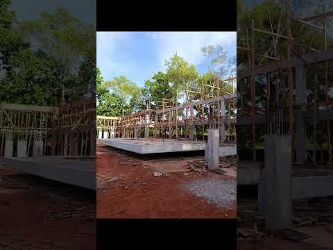 SIGUE LAS OBRAS  DEL  POLIDEPORTIVO  MUNICIPAL  DE  CORONEL BOGADO  🏟 🇧🇯 